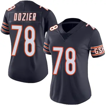 Nike Dakota Dozier Women's Limited Chicago Bears Navy Team Color Vapor Untouchable Jersey