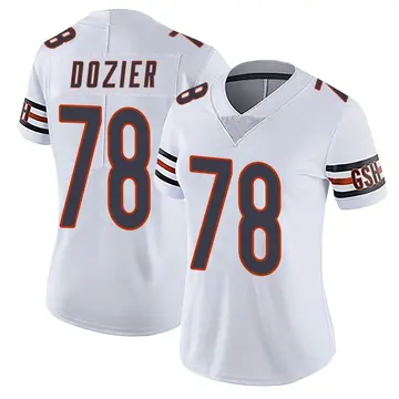 Nike Dakota Dozier Women's Limited Chicago Bears White Vapor Untouchable Jersey
