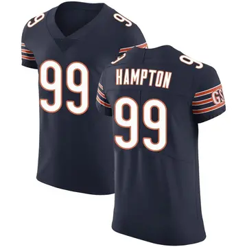Nike Dan Hampton Men's Elite Chicago Bears Navy Team Color Vapor Untouchable Jersey