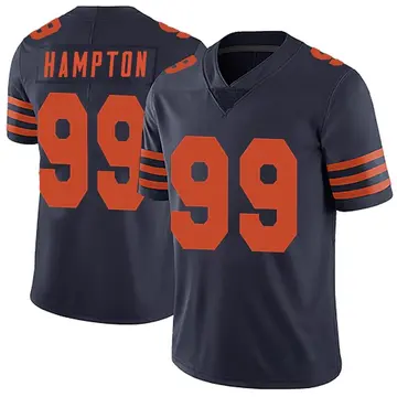 Nike Dan Hampton Youth Limited Chicago Bears Navy Blue Alternate Vapor Untouchable Jersey
