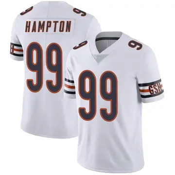 Nike Dan Hampton Youth Limited Chicago Bears White Vapor Untouchable Jersey