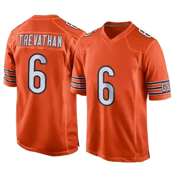 Nike Danny Trevathan Men's Game Chicago Bears Orange Alternate Jersey