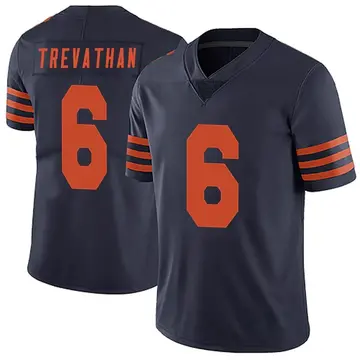 Nike Danny Trevathan Men's Limited Chicago Bears Navy Blue Alternate Vapor Untouchable Jersey