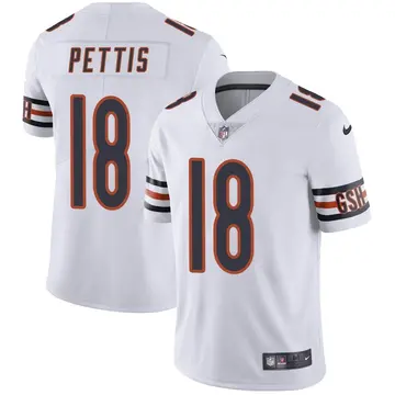 Nike Dante Pettis Men's Limited Chicago Bears White Vapor Untouchable Jersey