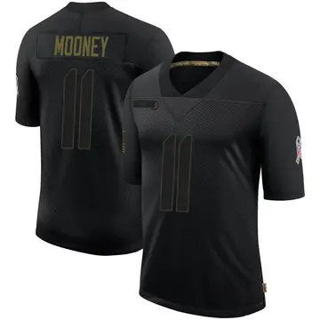 Nike Darnell Mooney Men's Limited Chicago Bears Black 2020 Salute To Service Jersey