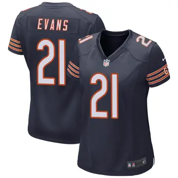 Nike Darrynton Evans Women's Game Chicago Bears Navy Team Color Jersey