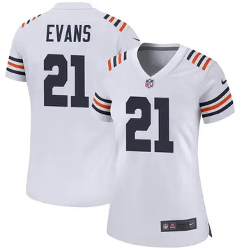 Nike Darrynton Evans Women's Game Chicago Bears White Alternate Classic Jersey