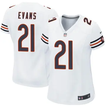 Nike Darrynton Evans Women's Game Chicago Bears White Jersey
