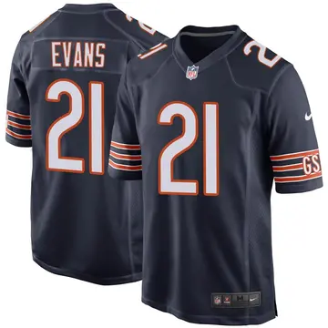 Nike Darrynton Evans Youth Game Chicago Bears Navy Team Color Jersey