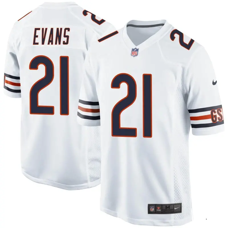 Nike Darrynton Evans Youth Game Chicago Bears White Jersey