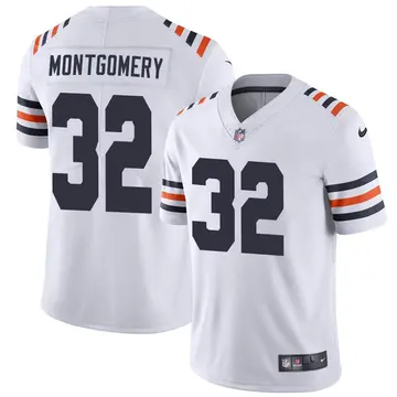 Nike David Montgomery Youth Limited Chicago Bears White Alternate Classic Vapor Jersey