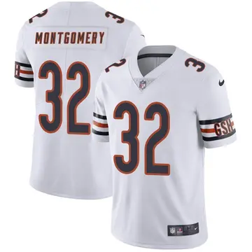 Nike David Montgomery Youth Limited Chicago Bears White Vapor Untouchable Jersey
