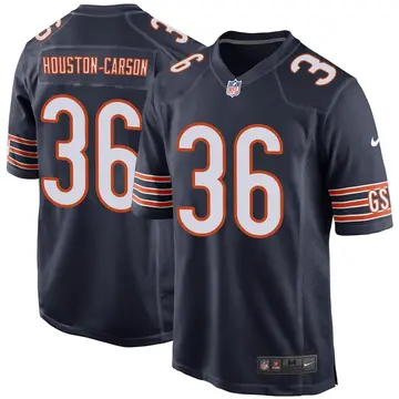 Nike DeAndre Houston-Carson Men's Game Chicago Bears Navy Team Color Jersey