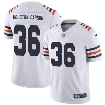 Nike DeAndre Houston-Carson Men's Limited Chicago Bears White Alternate Classic Vapor Jersey
