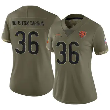 Nike DeAndre Houston-Carson Women's Limited Chicago Bears Olive 2022 Salute To Service Jersey
