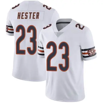 Nike Devin Hester Men's Limited Chicago Bears White Vapor Untouchable Jersey