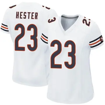 Nike Devin Hester Women's Game Chicago Bears White Jersey