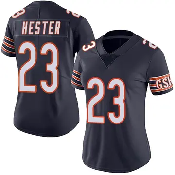 Nike Devin Hester Women's Limited Chicago Bears Navy Team Color Vapor Untouchable Jersey