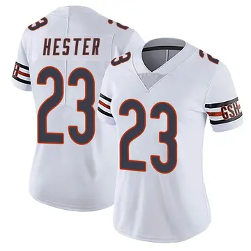 Nike Devin Hester Women's Limited Chicago Bears White Vapor Untouchable Jersey