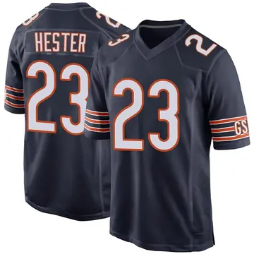 Nike Devin Hester Youth Game Chicago Bears Navy Team Color Jersey