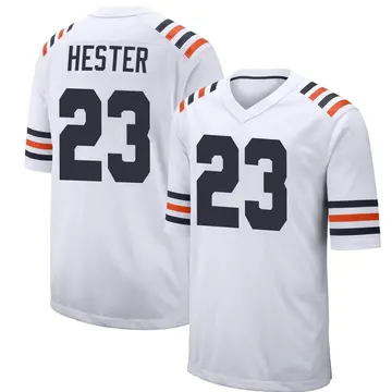 Nike Devin Hester Youth Game Chicago Bears White Alternate Classic Jersey