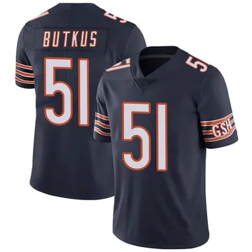 Nike Dick Butkus Youth Limited Chicago Bears Navy Team Color Vapor Untouchable Jersey