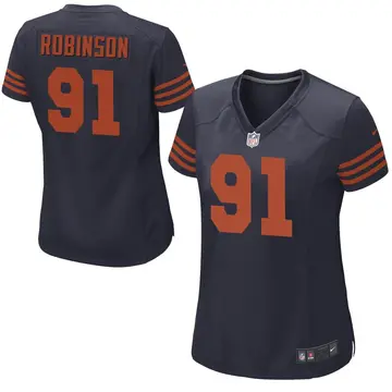 Nike Dominique Robinson Women's Game Chicago Bears Navy Blue Alternate Jersey