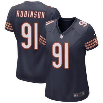 Nike Dominique Robinson Women's Game Chicago Bears Navy Team Color Jersey