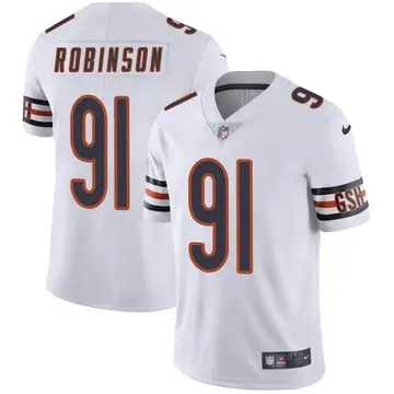 Nike Dominique Robinson Youth Limited Chicago Bears White Vapor Untouchable Jersey