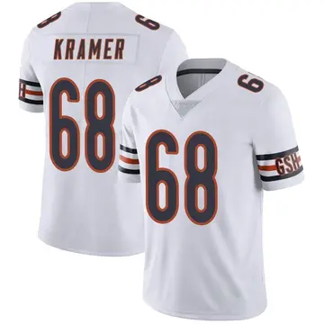 Nike Doug Kramer Men's Limited Chicago Bears White Vapor Untouchable Jersey