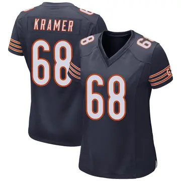 Nike Doug Kramer Women's Game Chicago Bears Navy Team Color Jersey