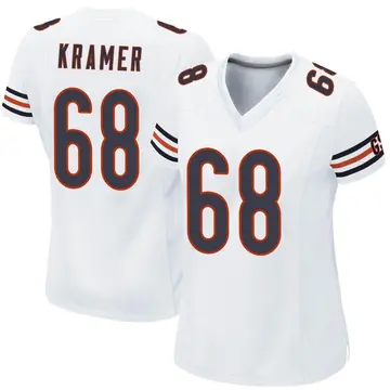 Nike Doug Kramer Women's Game Chicago Bears White Jersey