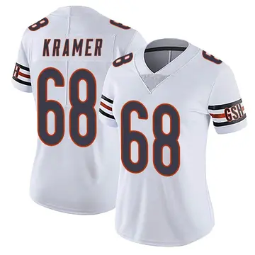 Nike Doug Kramer Women's Limited Chicago Bears White Vapor Untouchable Jersey