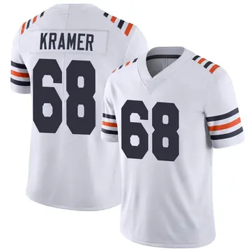 Nike Doug Kramer Youth Limited Chicago Bears White Alternate Classic Vapor Jersey