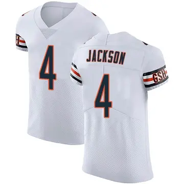 Nike Eddie Jackson Men's Elite Chicago Bears White Vapor Untouchable Jersey
