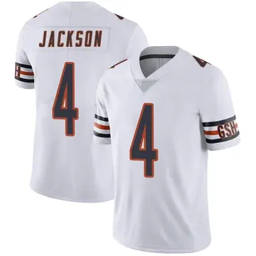 Nike Eddie Jackson Men's Limited Chicago Bears White Vapor Untouchable Jersey