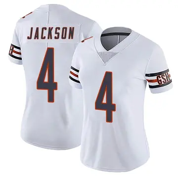 Nike Eddie Jackson Women's Limited Chicago Bears White Vapor Untouchable Jersey