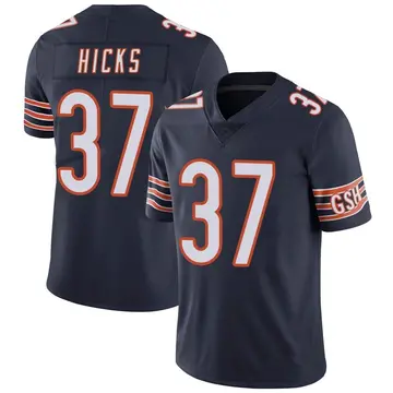 Nike Elijah Hicks Youth Limited Chicago Bears Navy Team Color Vapor Untouchable Jersey