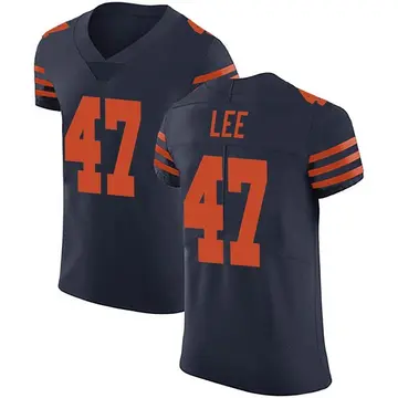 Nike Elijah Lee Men's Elite Chicago Bears Navy Blue Alternate Vapor Untouchable Jersey