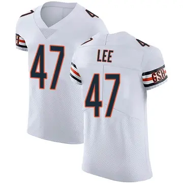 Nike Elijah Lee Men's Elite Chicago Bears White Vapor Untouchable Jersey