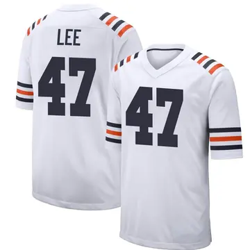 Nike Elijah Lee Men's Game Chicago Bears White Alternate Classic Jersey