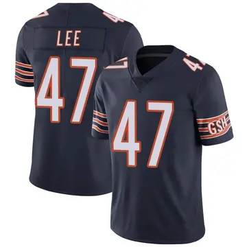 Nike Elijah Lee Men's Limited Chicago Bears Navy Team Color Vapor Untouchable Jersey