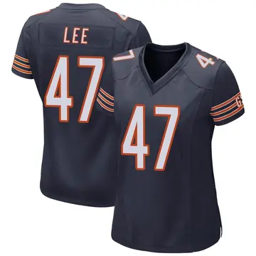 Nike Elijah Lee Women's Game Chicago Bears Navy Team Color Jersey