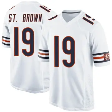 Nike Equanimeous St. Brown Men's Game Chicago Bears White Jersey