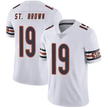 Nike Equanimeous St. Brown Men's Limited Chicago Bears White Vapor Untouchable Jersey