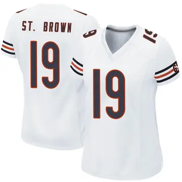 Nike Equanimeous St. Brown Women's Game Chicago Bears White Jersey