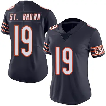 Nike Equanimeous St. Brown Women's Limited Chicago Bears Navy Team Color Vapor Untouchable Jersey
