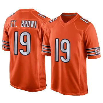 Nike Equanimeous St. Brown Youth Game Chicago Bears Orange Alternate Jersey