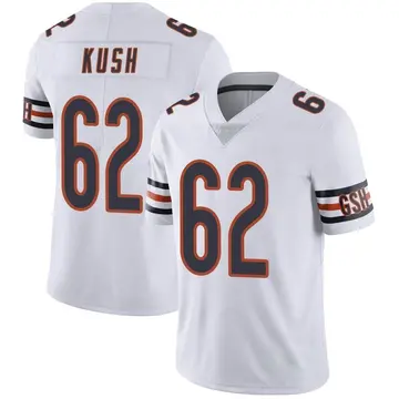Nike Eric Kush Men's Limited Chicago Bears White Vapor Untouchable Jersey