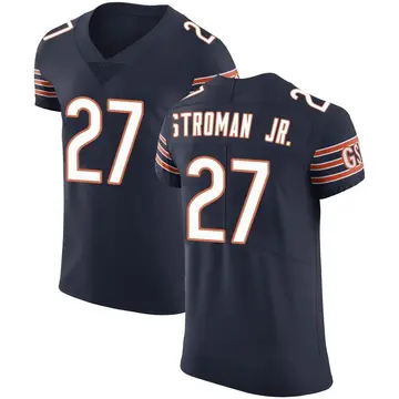 Nike Greg Stroman Jr. Men's Elite Chicago Bears Navy Team Color Vapor Untouchable Jersey